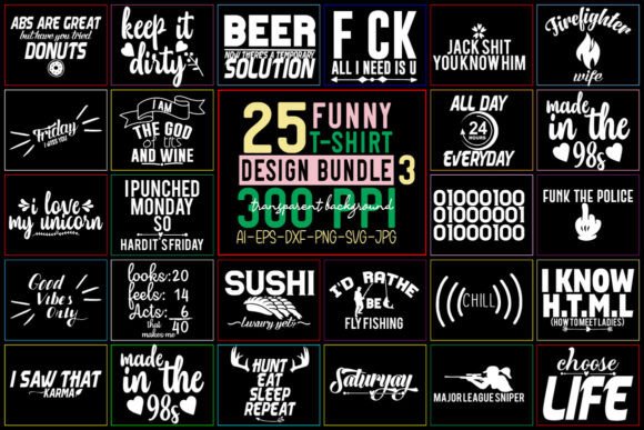 Funny SVG Bundle 03: A Designer’s Take