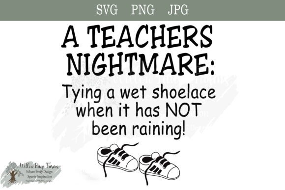 Review: A Teachers Nightmare Funny SVG for Embroidery