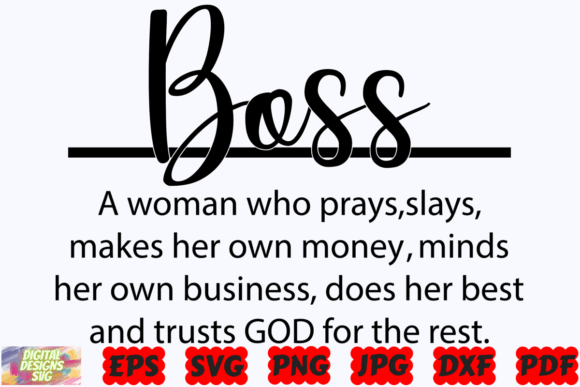 Review: Boss Woman SVG for Real Embroidery Projects