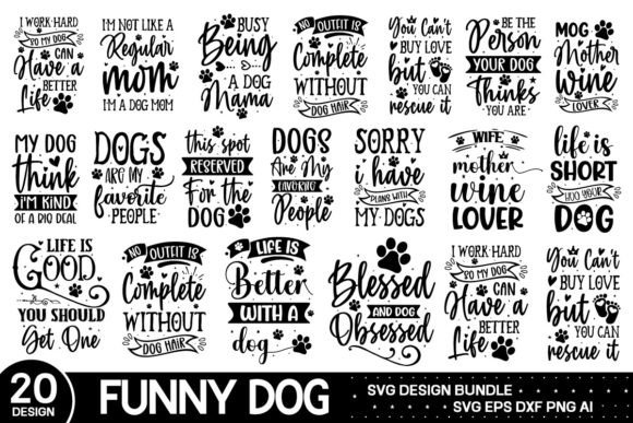 Review: Funny Dog Svg Bundle for Embroidery Projects