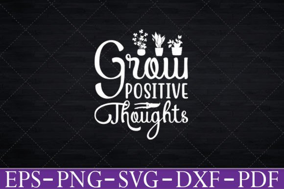 Review: Grow Positive Thoughts Embroidery Design