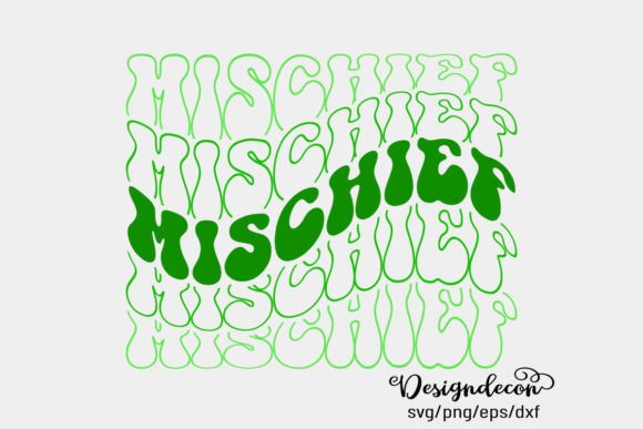 Review: Mischief Mirrored Text Retro Funny Svg