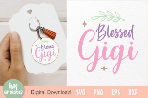 Reviewing the Blessed Gigi Keychain SVG for Embroidery