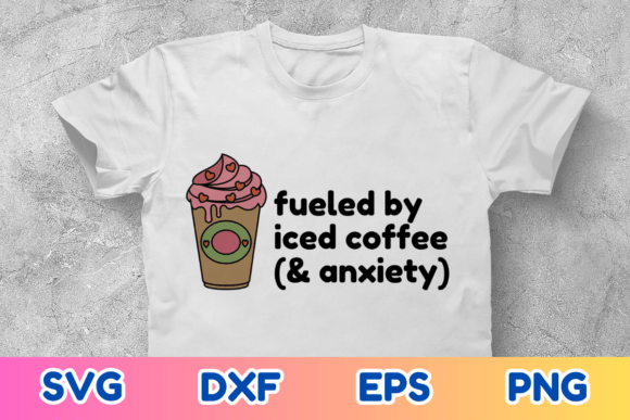Reviewing the Fueled by Iced Coffee Anxiety SVG for Stitching